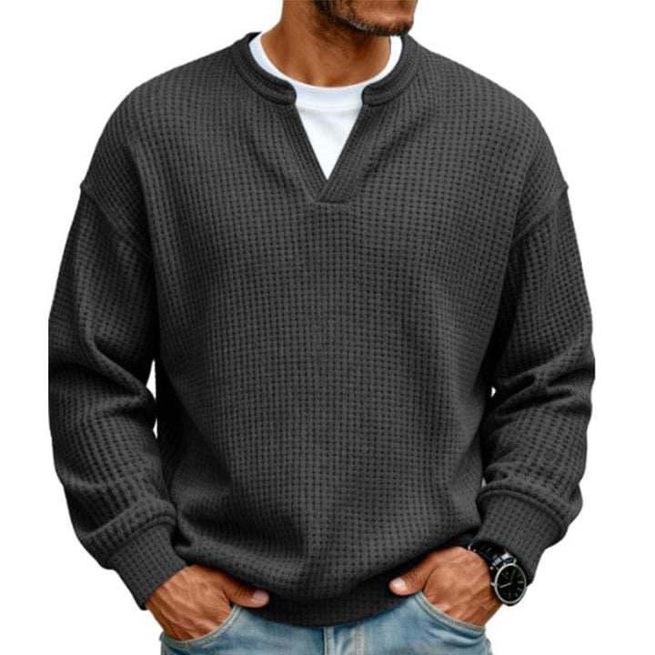 Arwel - Maglione in punto waffle strutturato
