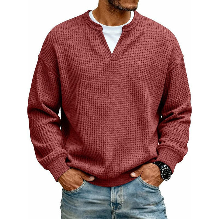 Arwel - Maglione in punto waffle strutturato