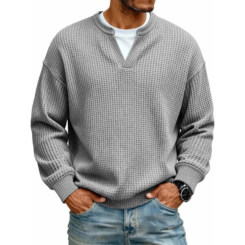 Arwel - Maglione in punto waffle strutturato