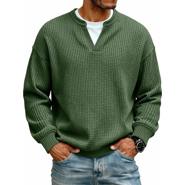 Arwel - Maglione in punto waffle strutturato