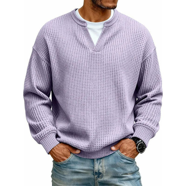 Arwel - Maglione in punto waffle strutturato