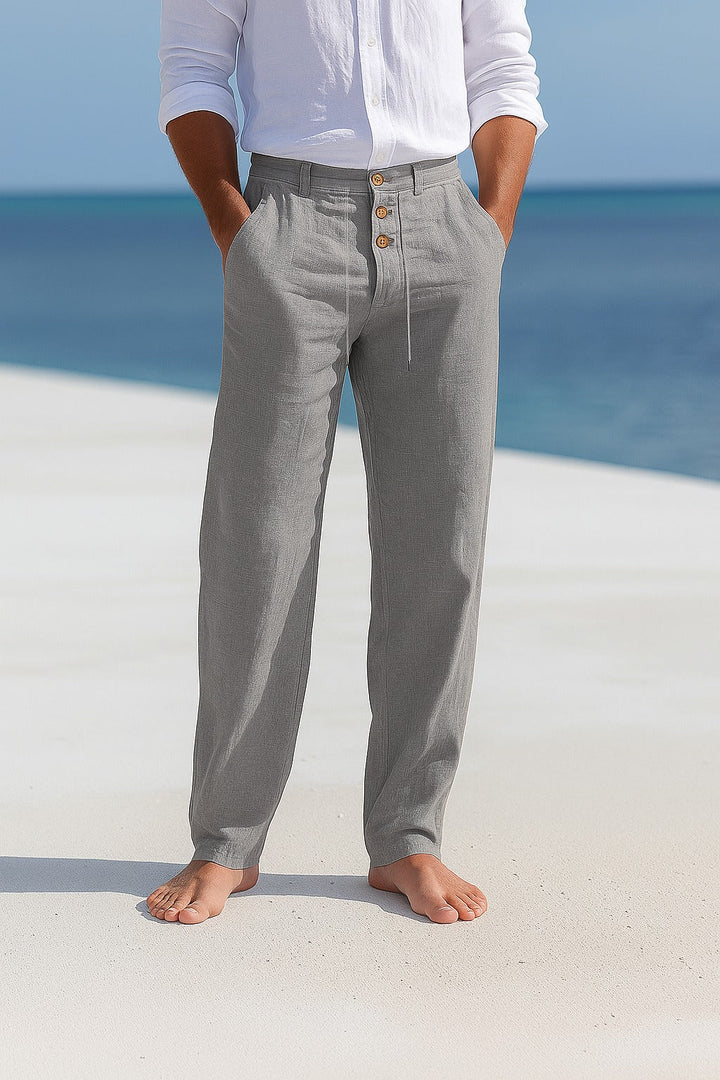 Jarven - Pantaloni in lino traspiranti