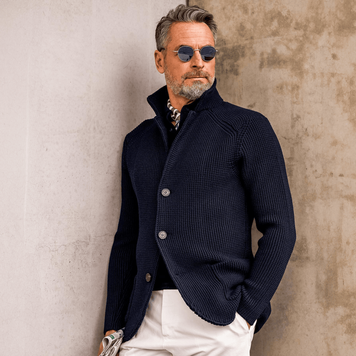 Reggie - Cardigan con bottoni frontali