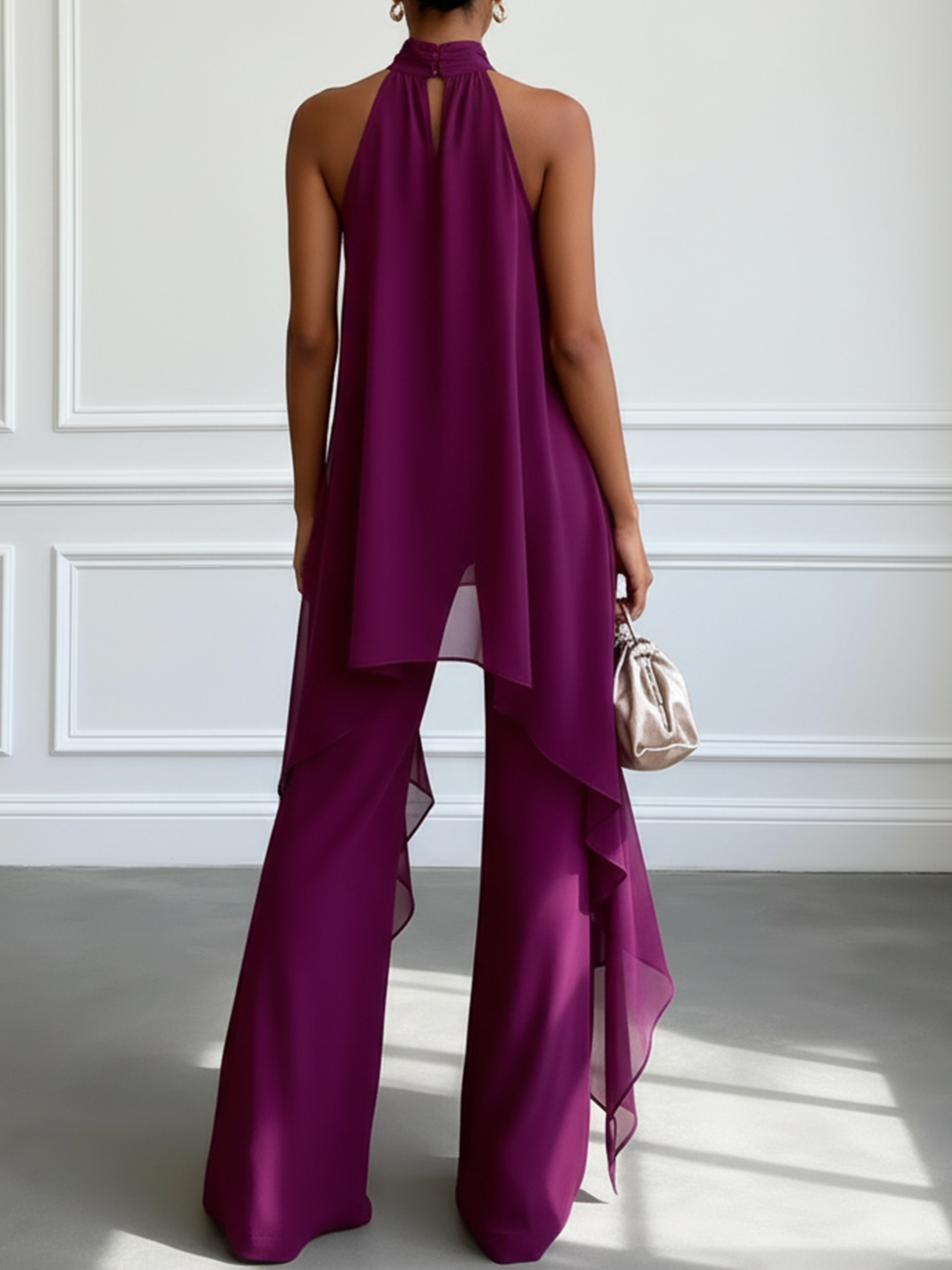 Marita - Coordinato due pezzi con scollo all'americana