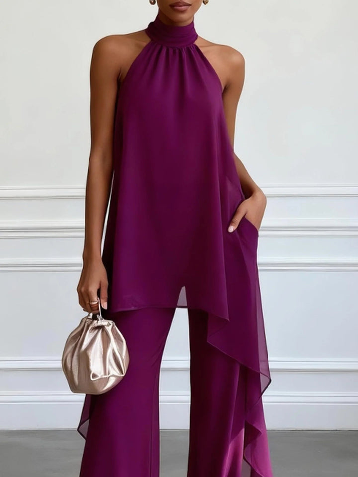 Marita - Coordinato due pezzi con scollo all'americana