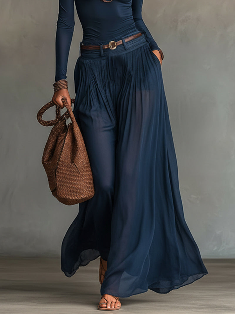 Ensley - Coordinato elegante con top monospalla e gonna