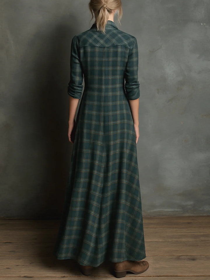 Zuri - Abito chemisier maxi elegante