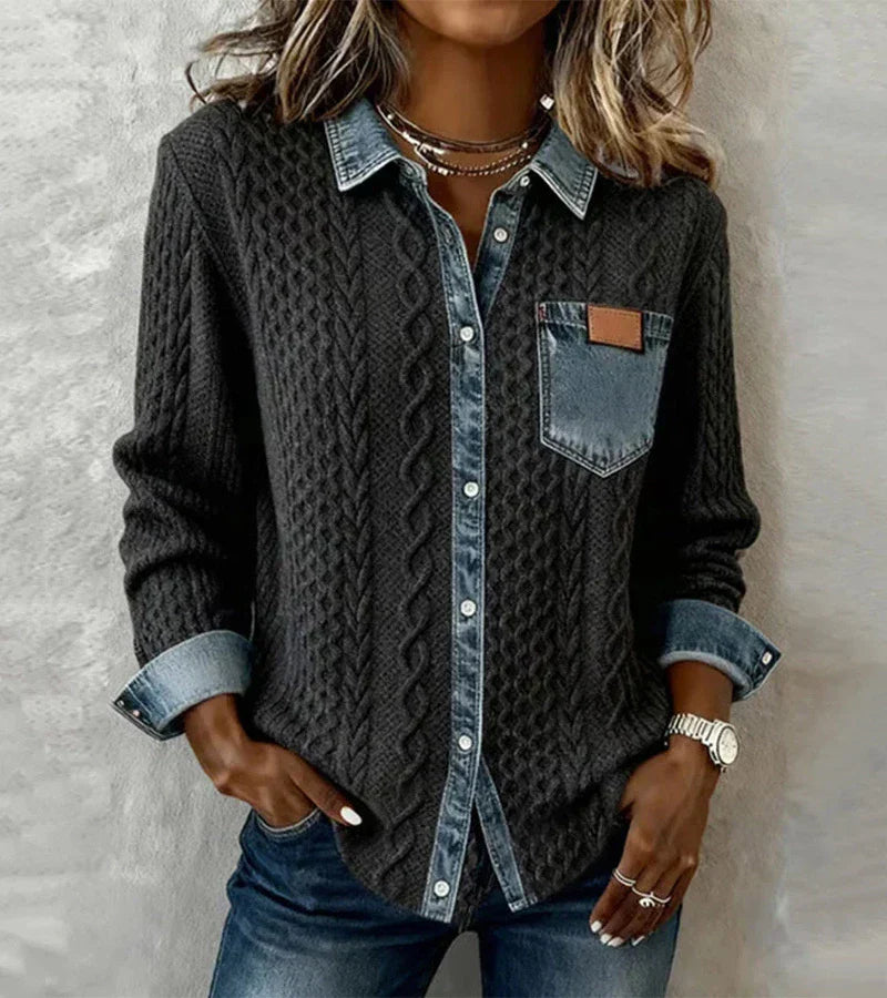 Tiralia - Camicia in maglia testurizzata