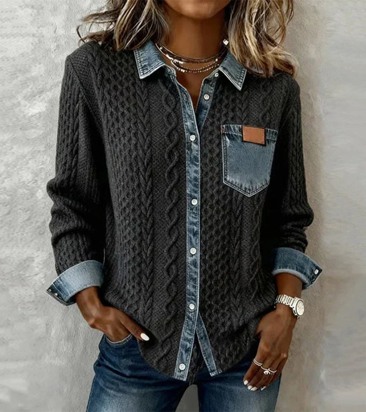 Tiralia - Camicia in maglia testurizzata