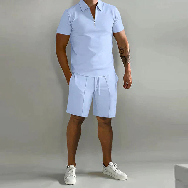 Fenton - Coordinato con polo e shorts leggeri