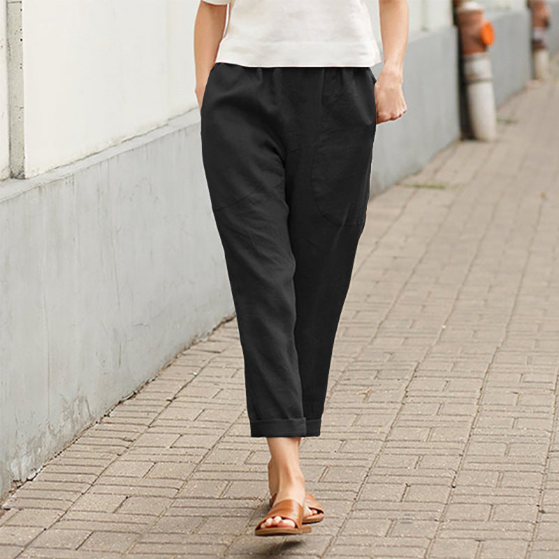 Lyra - Pantaloni sartoriali a gamba dritta