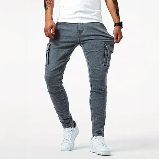 Uriah - Jeans cargo stretch performante