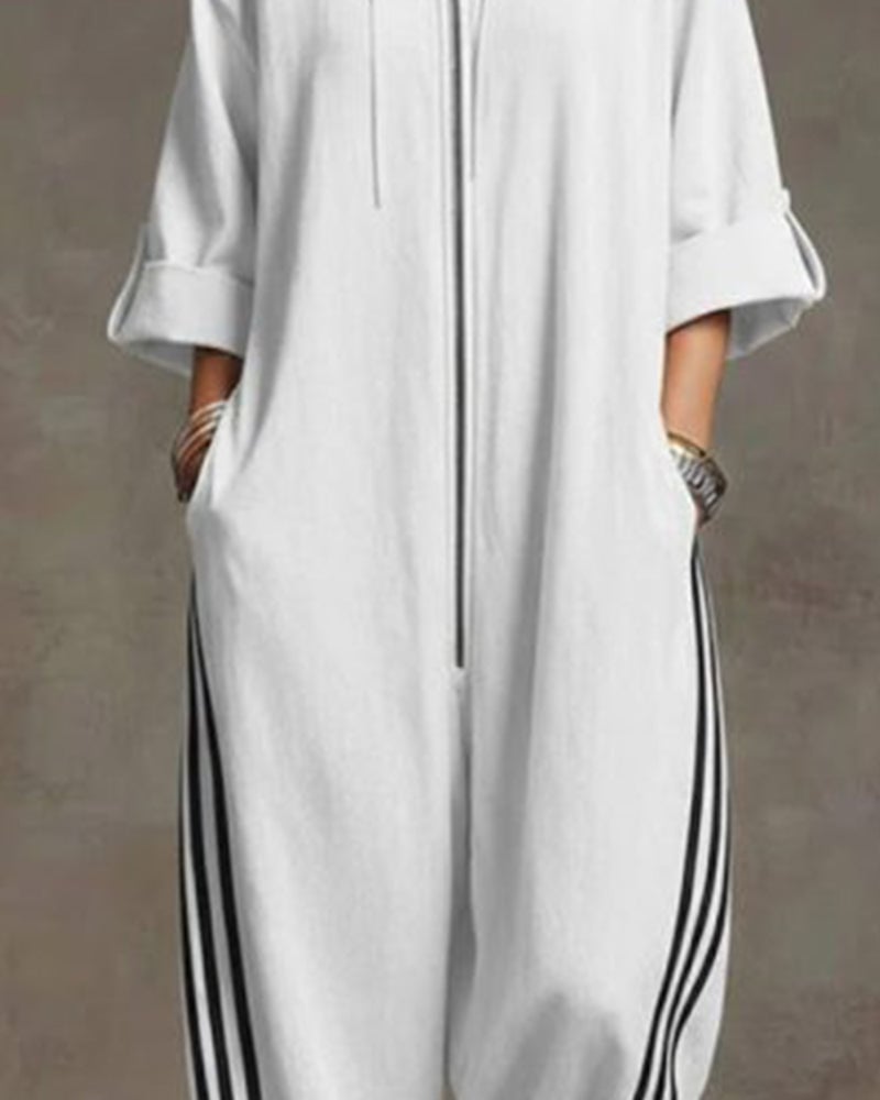 Lurelle - Jumpsuit con zip frontale