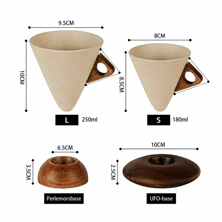 Mabel - Tazza da caffè conica premium