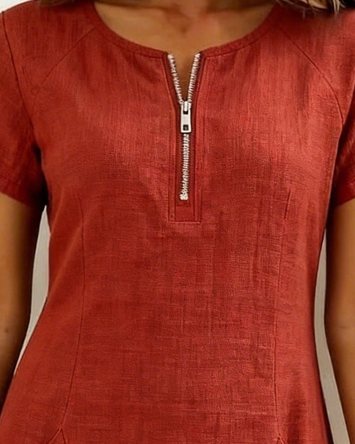 Girella - Abito a trapezio in lino leggero