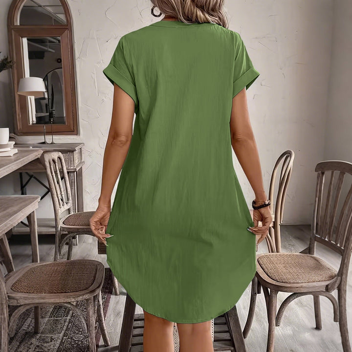 Ainslea - Abito camicia mini testurizzato