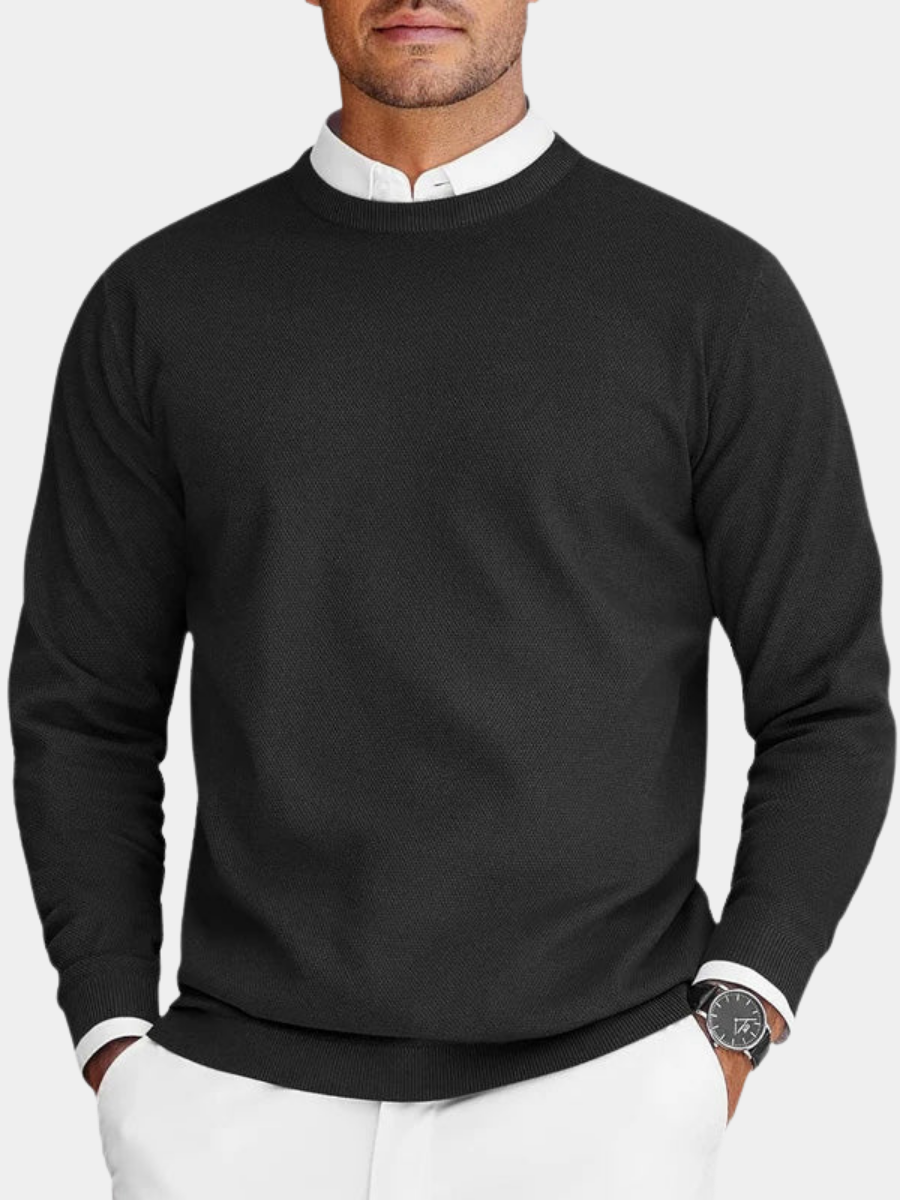 Corvyn - Maglione girocollo soft touch