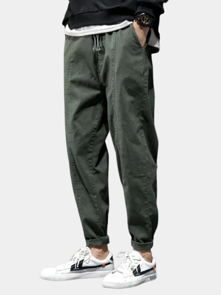 Neryth - Pantaloni jogger a gamba affusolata dal tocco morbido