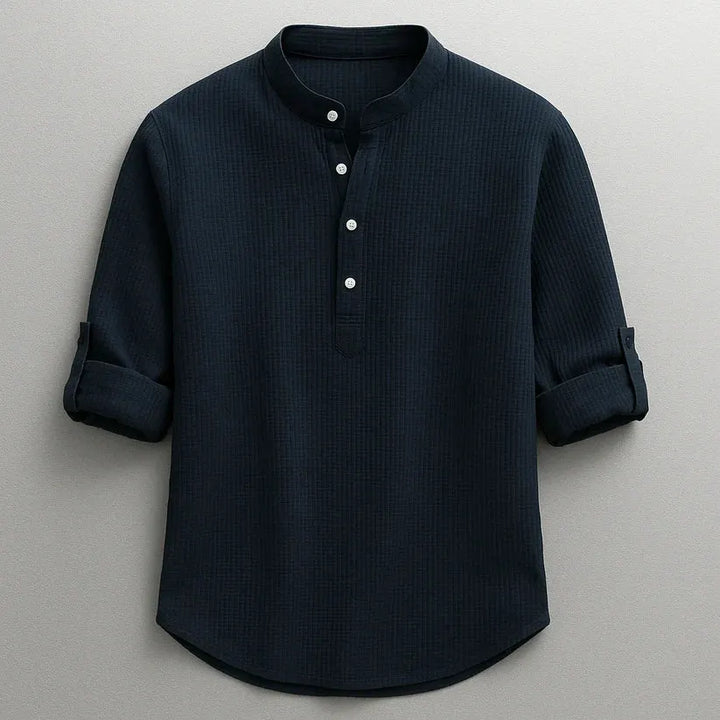 Jarvis - Maglia Henley lavorata