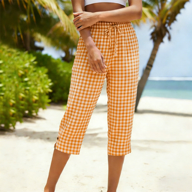 Eliska - Shorts casual a quadri