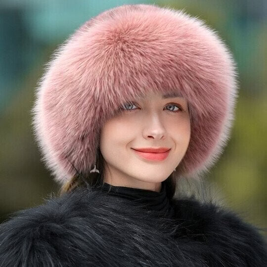 Olwen - Cappello invernale in morbida pelliccia sintetica
