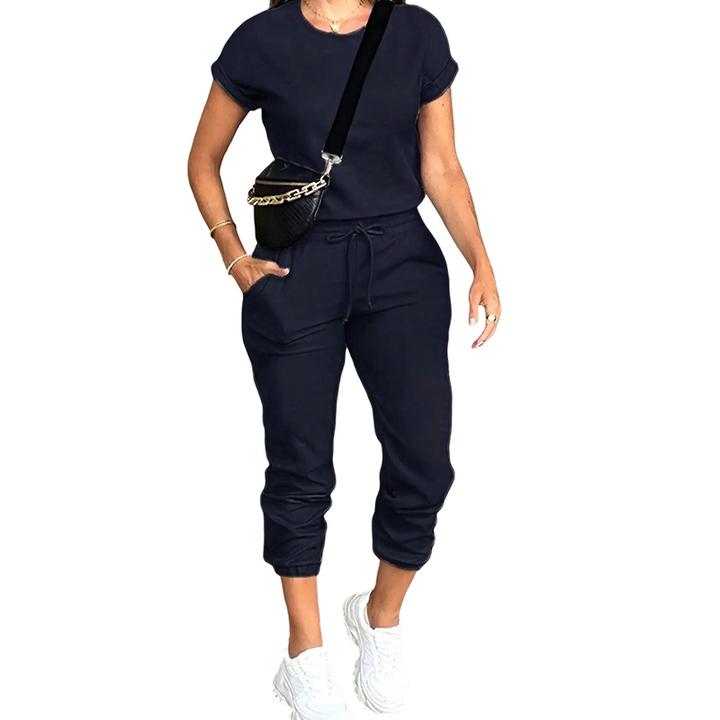 Tovelle - Coordinato con top casual e pantaloni jogger