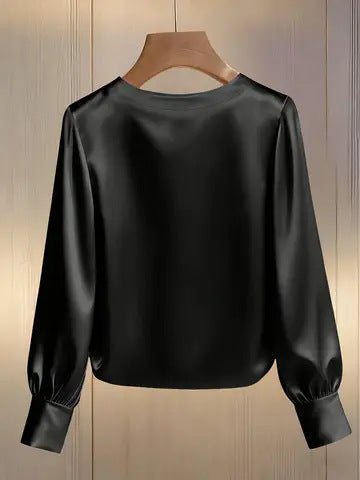 Avara - Blusa elegante in perle