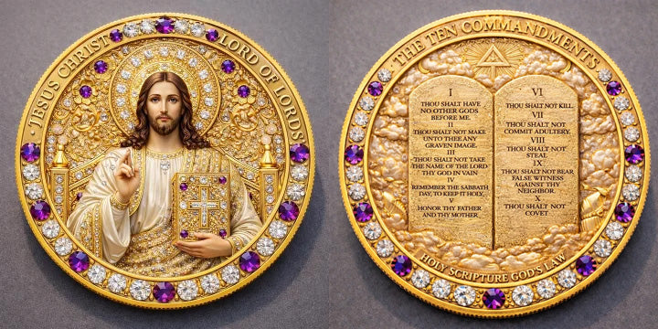 Wilmot - Moneta commemorativa dei Dieci Comandamenti di Gesù Cristo