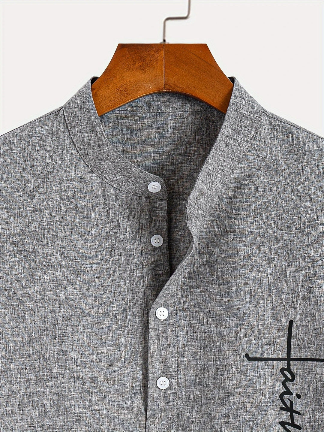 Harlan - Camicia testurizzata a collo alto