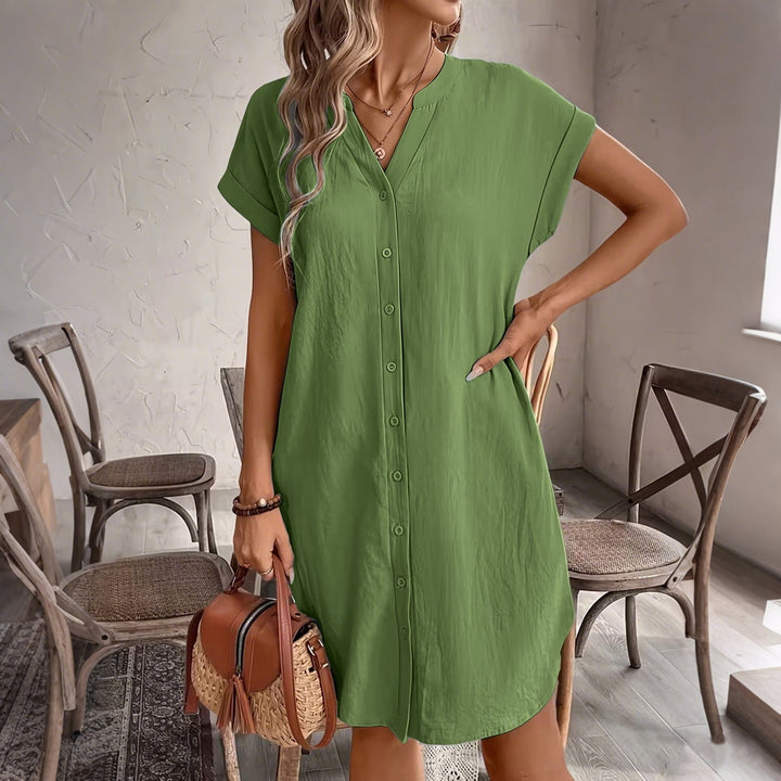 Ainslea - Abito camicia mini testurizzato