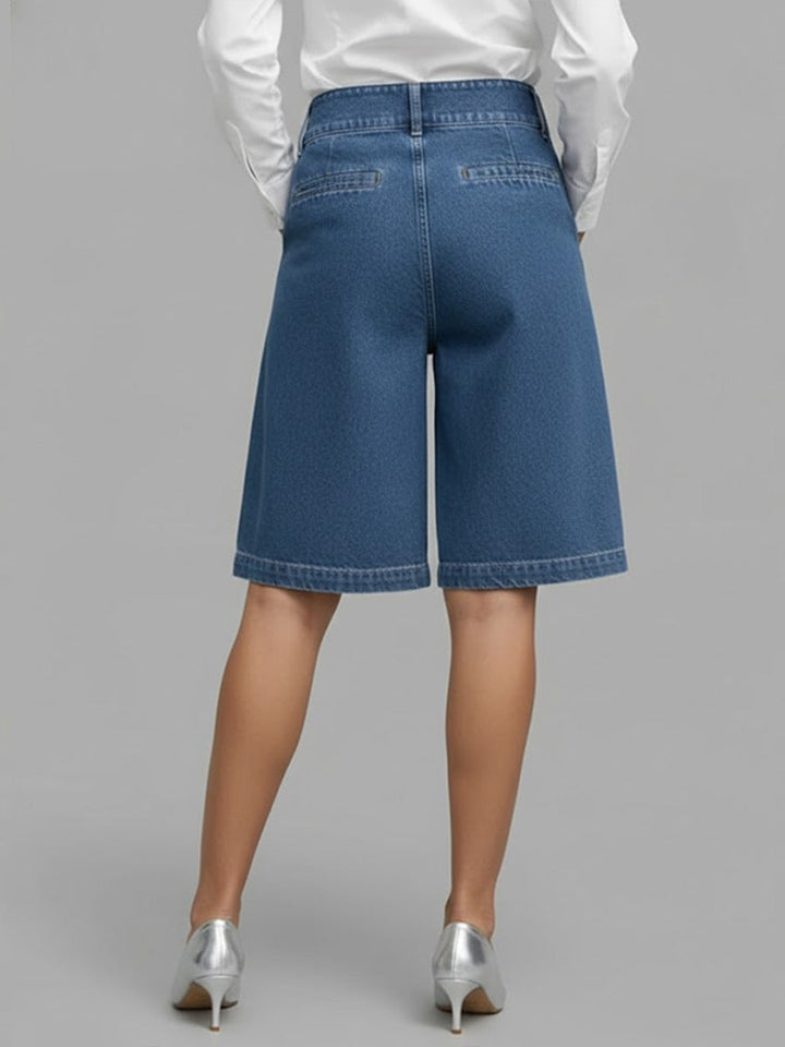 Berenice - Pantaloni culotte in denim