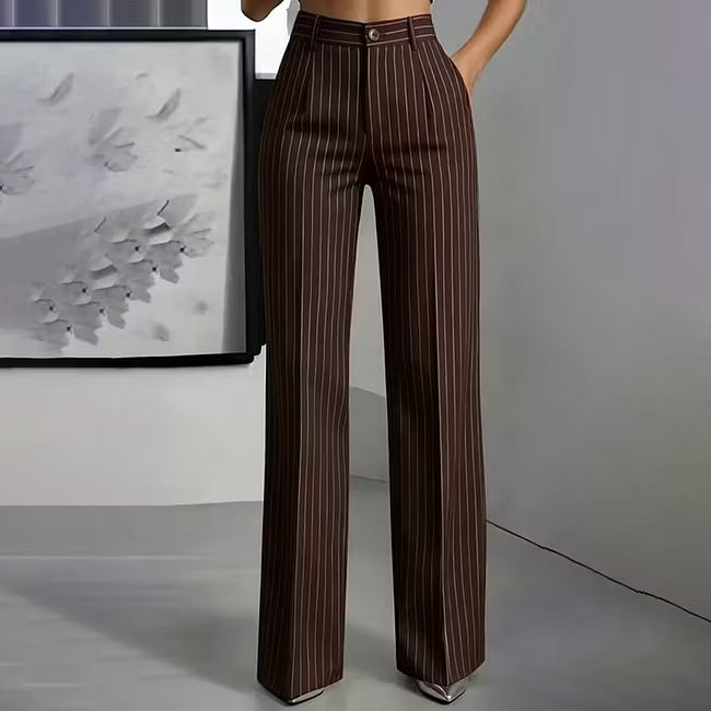 Blyss - Pantaloni sartoriali a righe larghe
