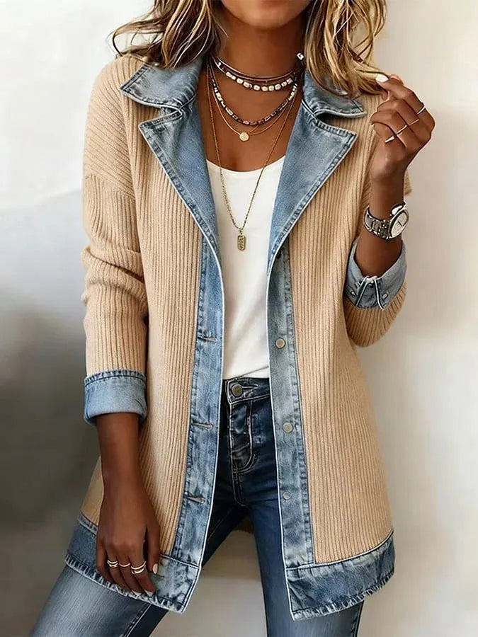 Zyrelle - Cardigan casual in maglia a bottoni