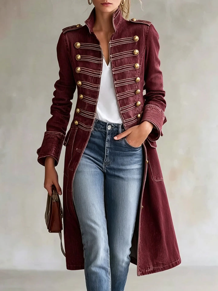 Carisanne - Cappotto militare a taglio lungo pesante