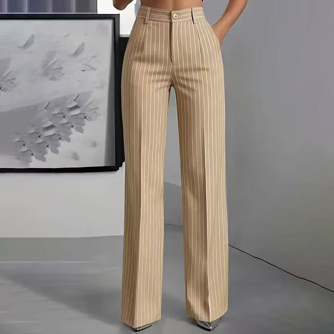 Blyss - Pantaloni sartoriali a righe larghe