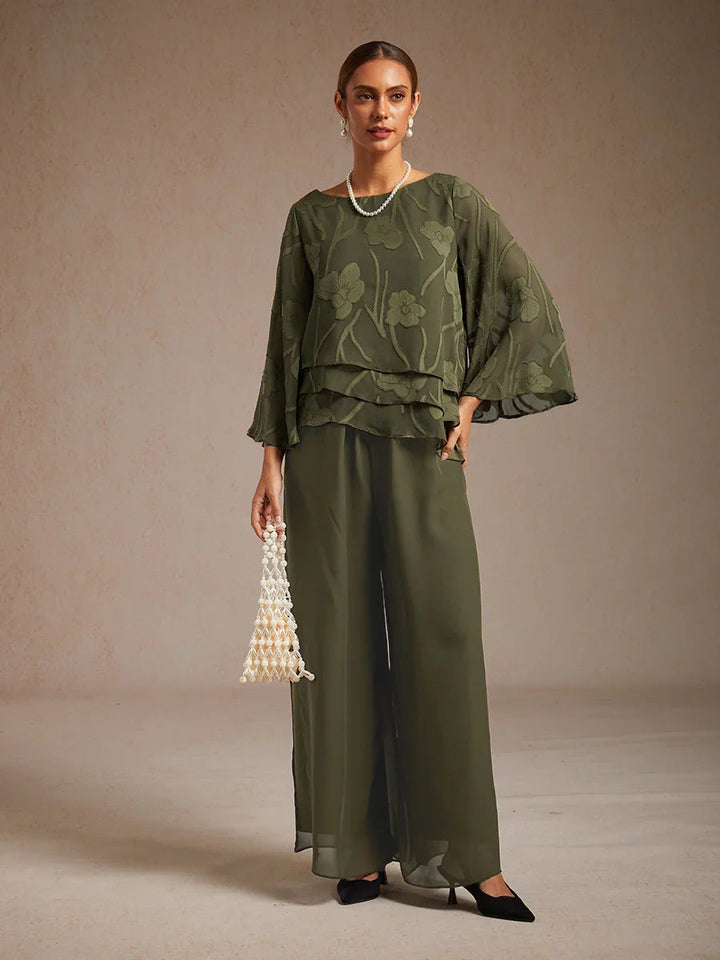 Tairess - Pantaloni a gamba larga