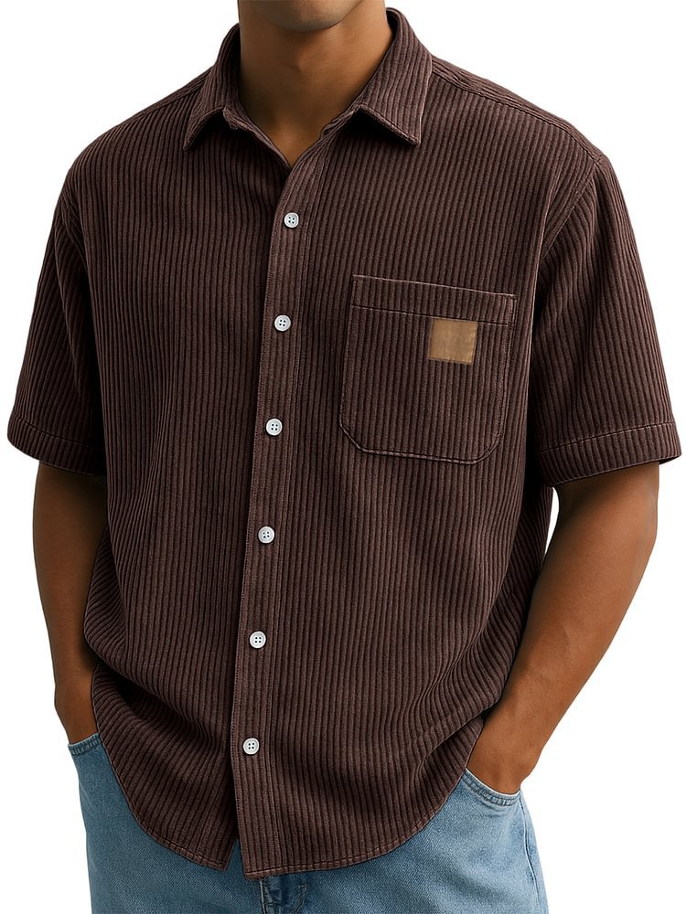 Anwick - Camicia morbida a costine