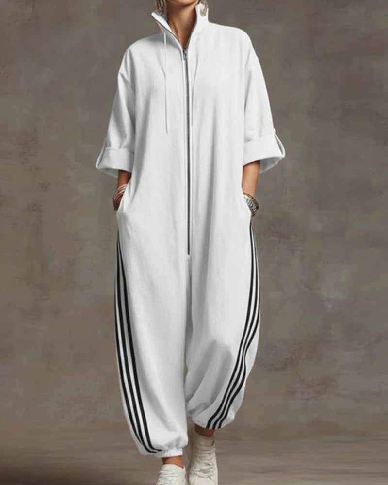 Lurelle - Jumpsuit con zip frontale