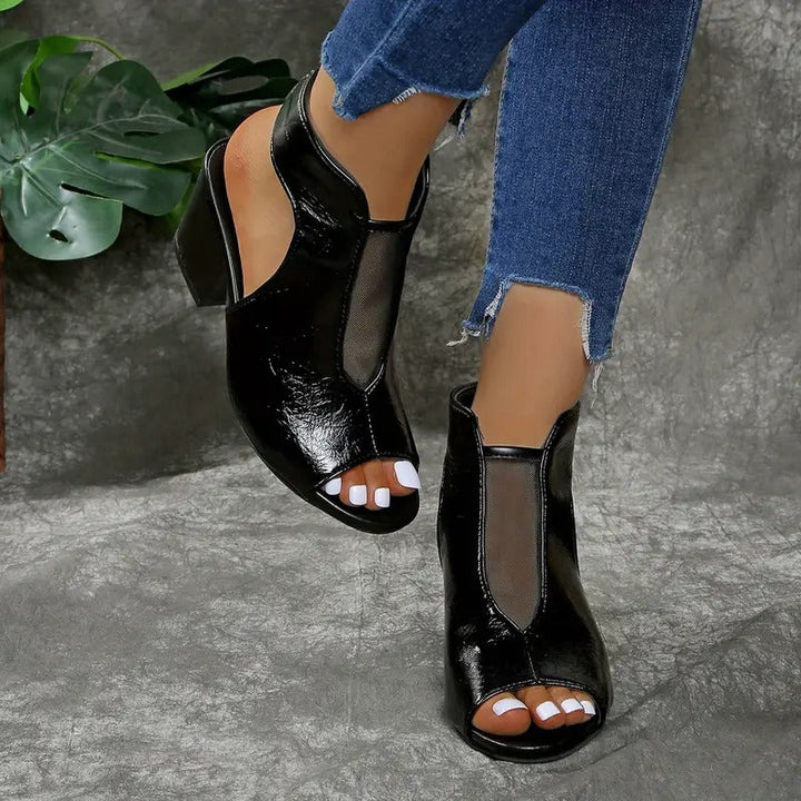 Rumi - sabot a punta aperta con supporto