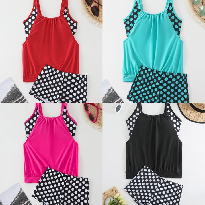 Celandine - Set bikini retrò a pois ad asciugatura rapida