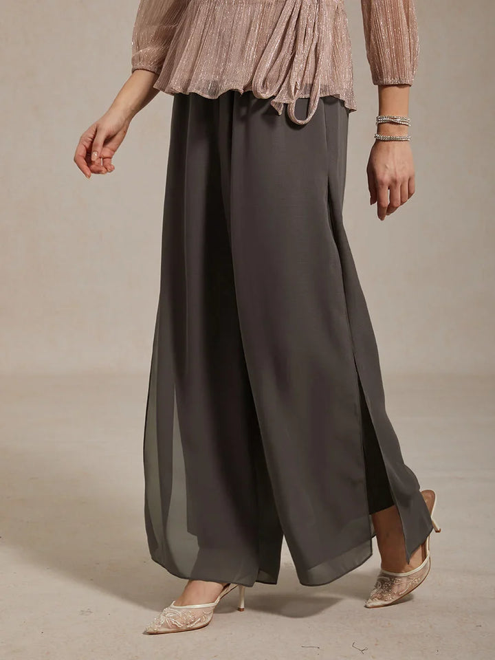 Tairess - Pantaloni a gamba larga