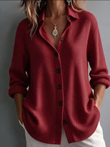 Imelda - Blusa soft touch a maniche lunghe