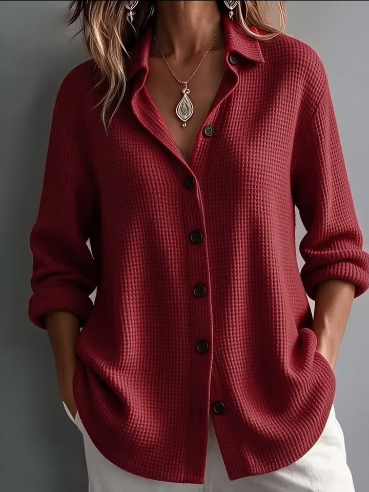 Imelda - Blusa soft touch a maniche lunghe