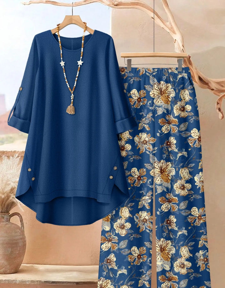 Rosette - coordinato con tunica leggera a strati e pantaloni a gamba larga