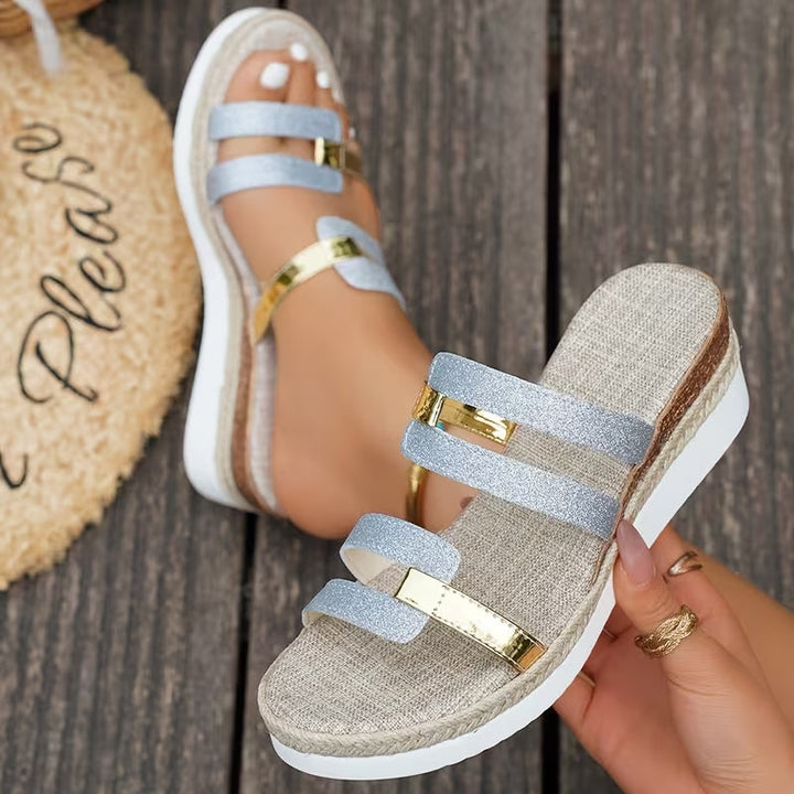 Lindsey - Sandali ortopedici con suola platform