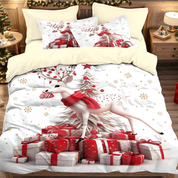 Inyarae - Set di Biancheria da Letto di Natale