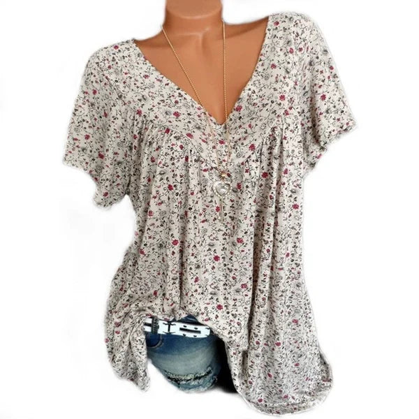Talisyn - Blusa in lino dal tocco morbido