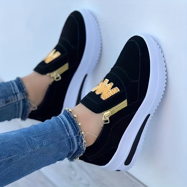 Ovelia - Sneakers slip-on con plateau