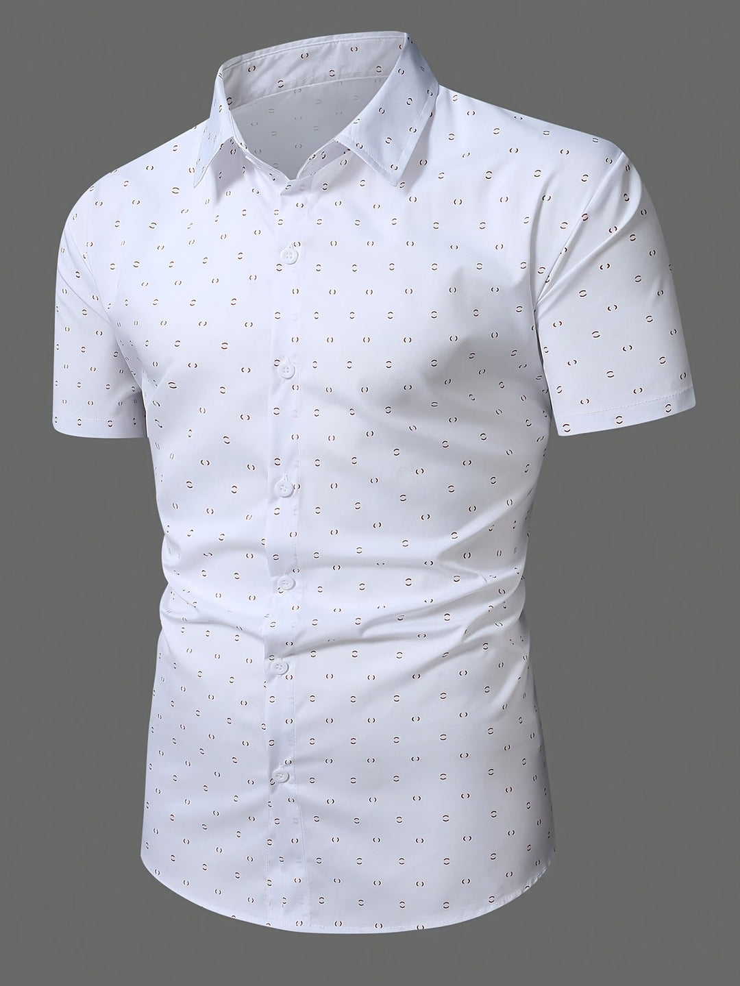 Rowen - Camicia a maniche corte con stampa soft touch