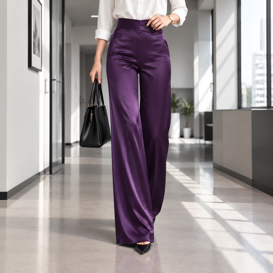 Anouk - Pantaloni eleganti a palazzo a vita alta